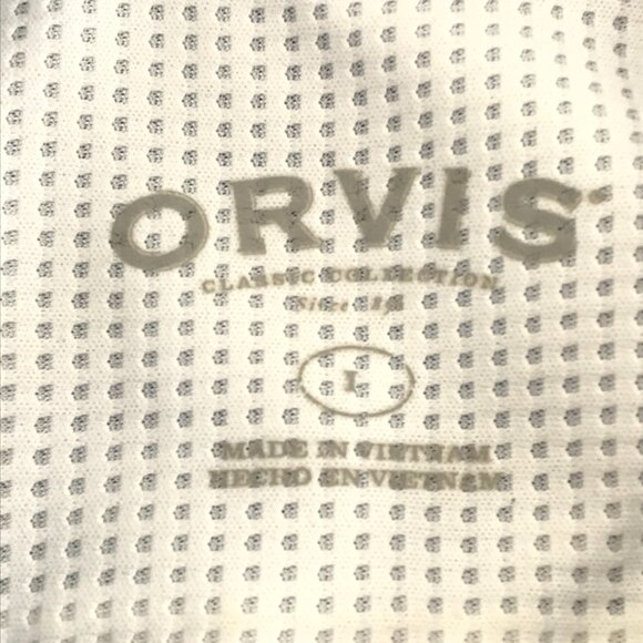 Orvis Short Sleeve Button Up Shirt Men's Large Plaid Casual Travel Outdoor - Picture 9 of 11